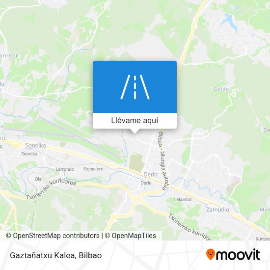 Mapa Gaztañatxu Kalea