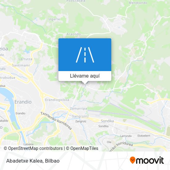 Mapa Abadetxe Kalea