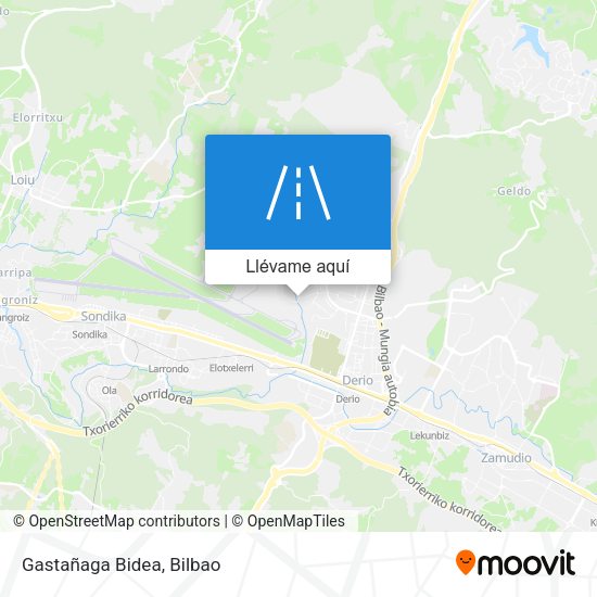 Mapa Gastañaga Bidea