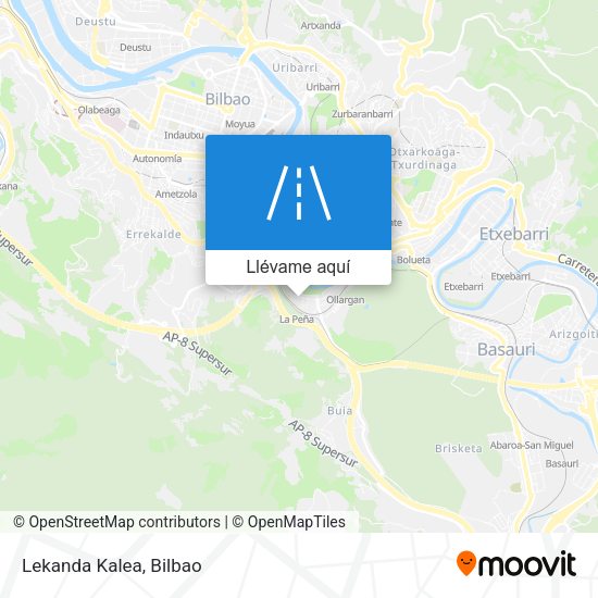 Mapa Lekanda Kalea