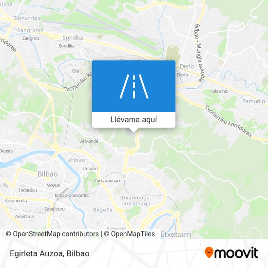 Mapa Egirleta Auzoa