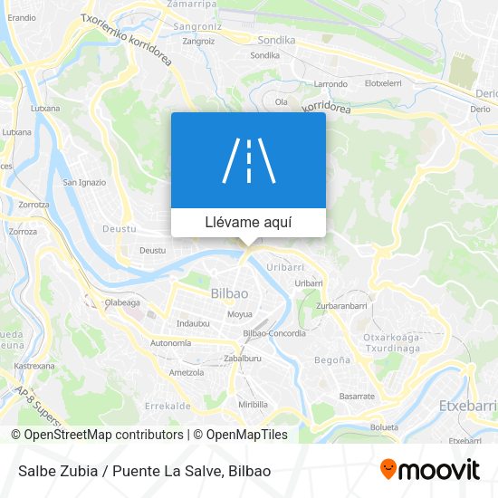 Mapa Salbe Zubia / Puente La Salve