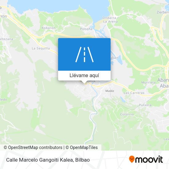 Mapa Calle Marcelo Gangoiti Kalea