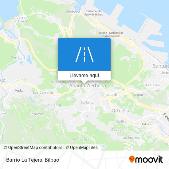 Mapa Barrio La Tejera