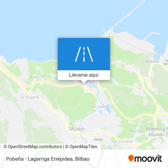Mapa Pobeña - Lagarriga Errepidea