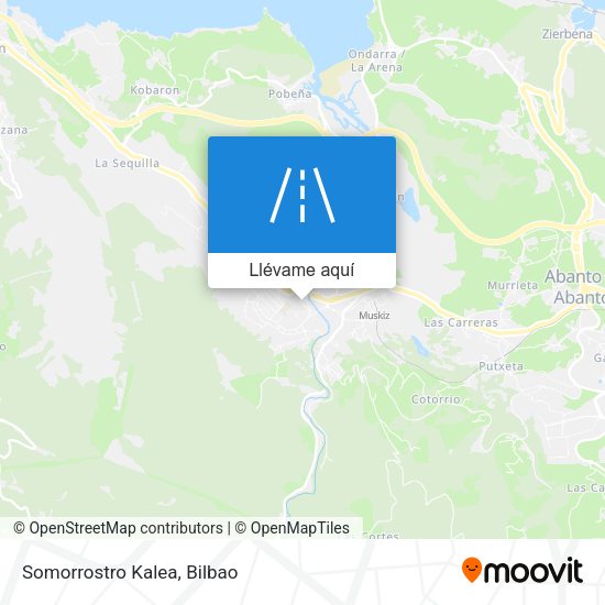 Mapa Somorrostro Kalea