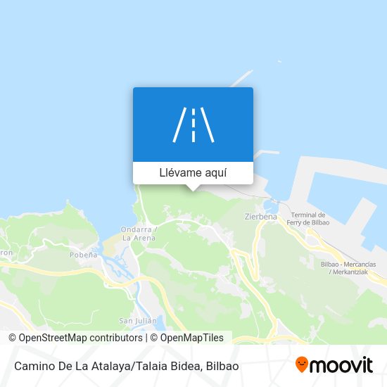 Mapa Camino De La Atalaya / Talaia Bidea