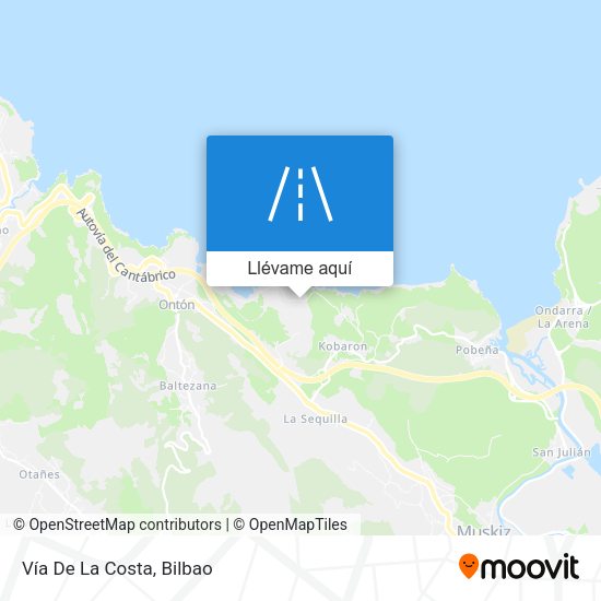 Mapa Vía De La Costa