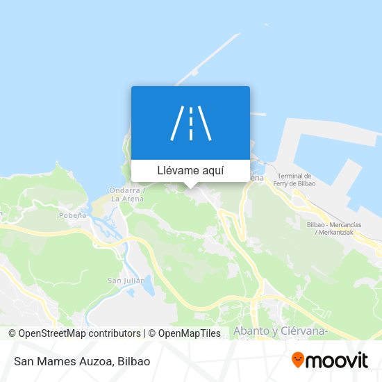 Mapa San Mames Auzoa