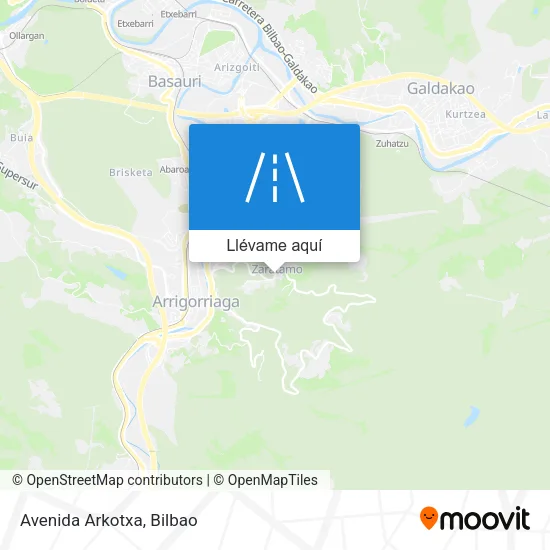 Mapa Avenida Arkotxa