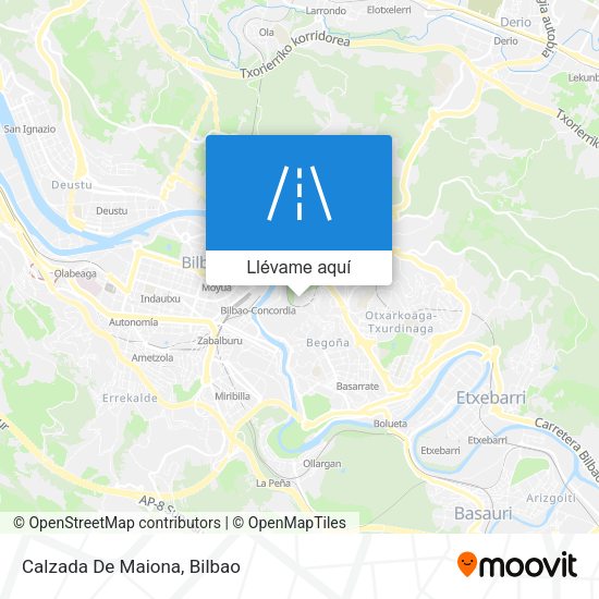 Mapa Calzada De Maiona