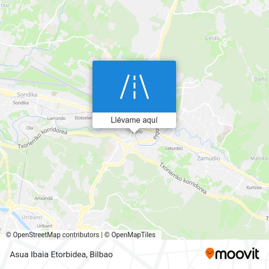Mapa Asua Ibaia Etorbidea