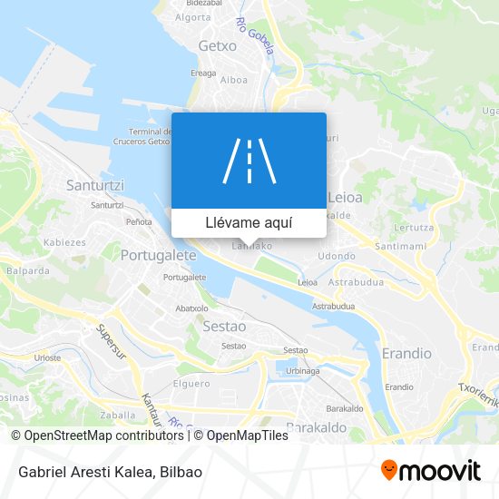 Mapa Gabriel Aresti Kalea