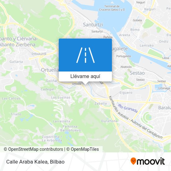 Mapa Calle Araba Kalea