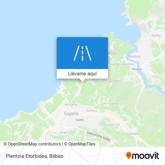 Mapa Plentzia Etorbidea