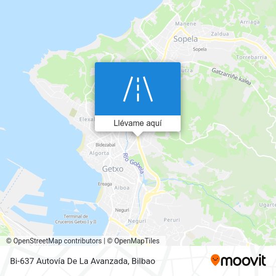 Mapa Bi-637 Autovía De La Avanzada