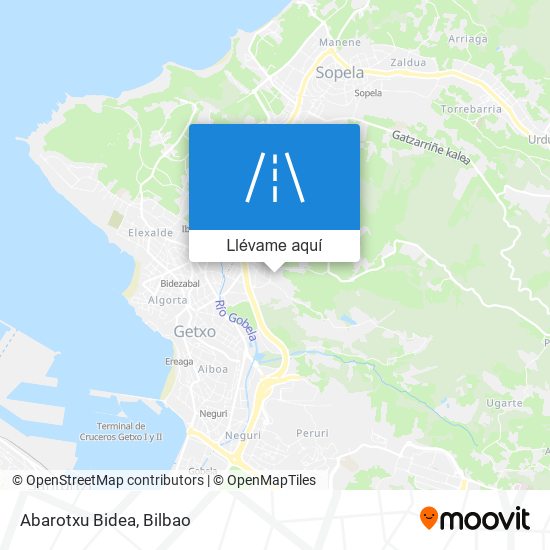 Mapa Abarotxu Bidea