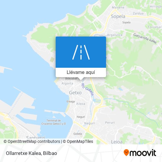 Mapa Ollarretxe Kalea