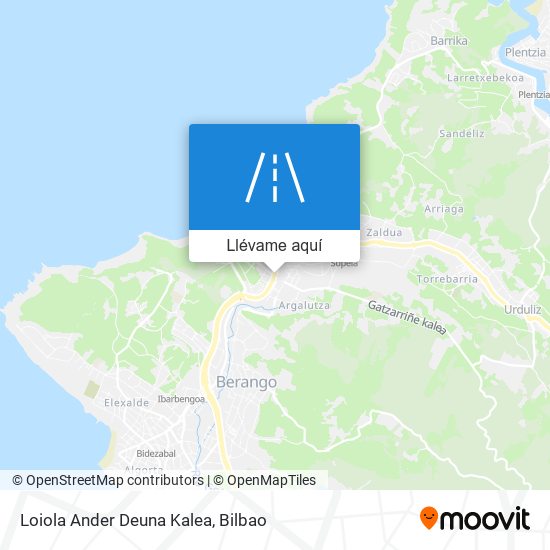 Mapa Loiola Ander Deuna Kalea