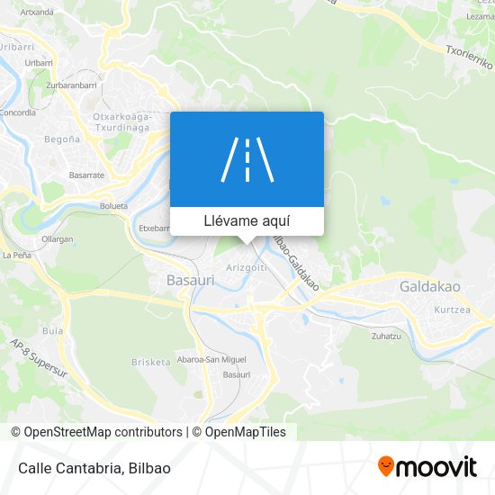 Mapa Calle Cantabria