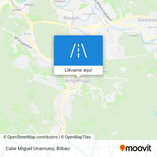 Mapa Calle Miguel Unamuno