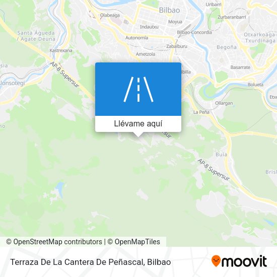 Mapa Terraza De La Cantera De Peñascal
