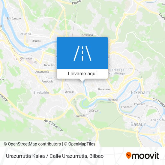 Mapa Urazurrutia Kalea / Calle Urazurrutia