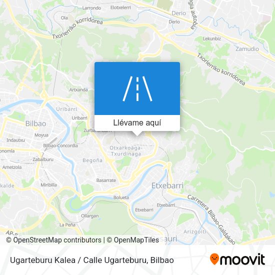 Mapa Ugarteburu Kalea / Calle Ugarteburu