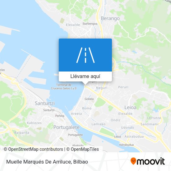 Mapa Muelle Marqués De Arriluce