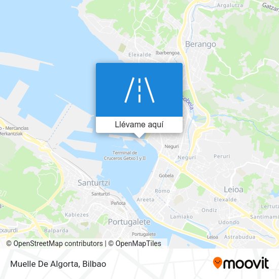 Mapa Muelle De Algorta