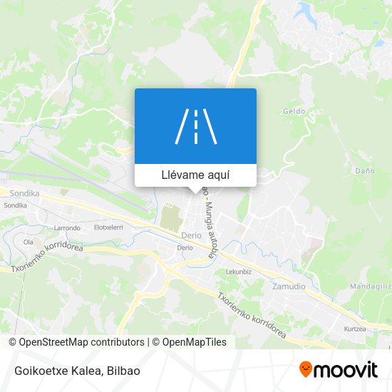 Mapa Goikoetxe Kalea