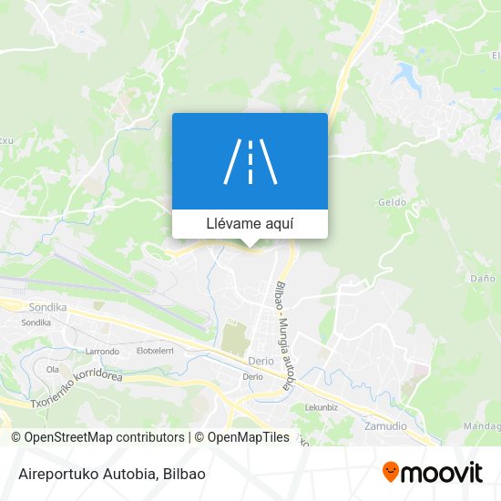 Mapa Aireportuko Autobia