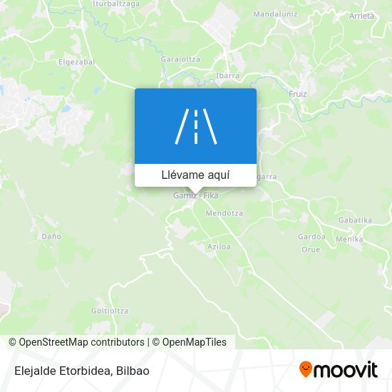Mapa Elejalde Etorbidea