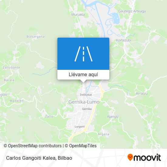 Mapa Carlos Gangoiti Kalea