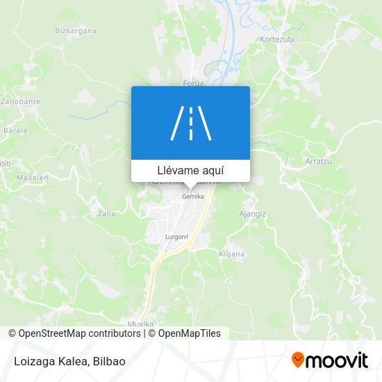 Mapa Loizaga Kalea