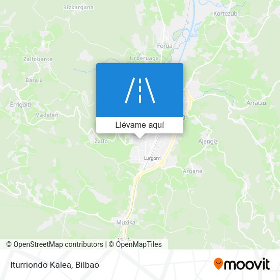 Mapa Iturriondo Kalea