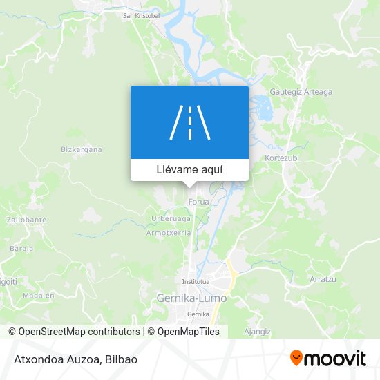 Mapa Atxondoa Auzoa