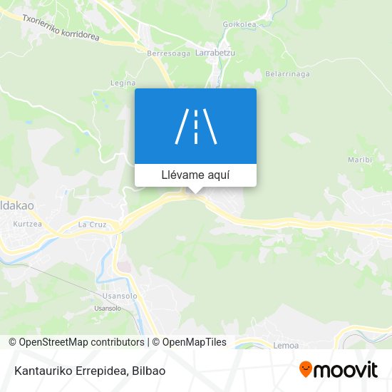 Mapa Kantauriko Errepidea