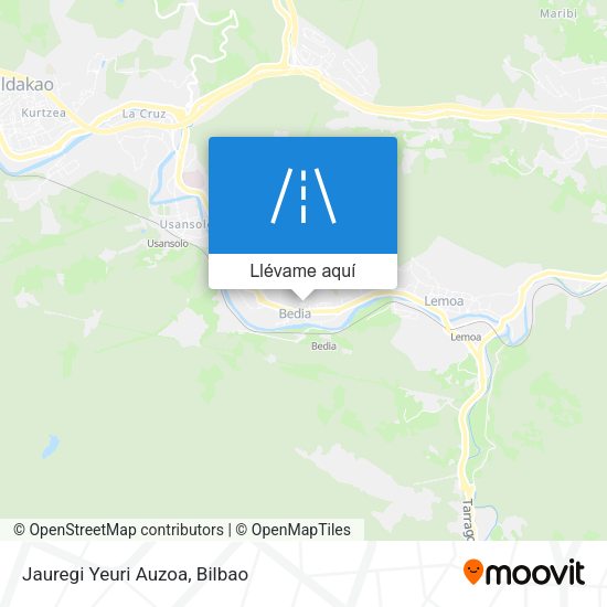 Mapa Jauregi Yeuri Auzoa