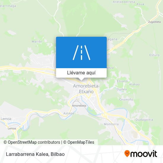 Mapa Larrabarrena Kalea