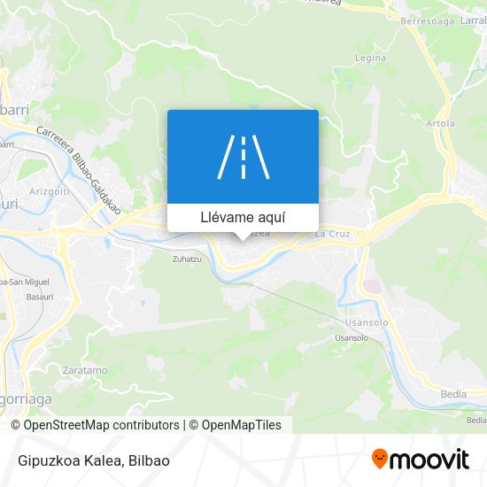 Mapa Gipuzkoa Kalea