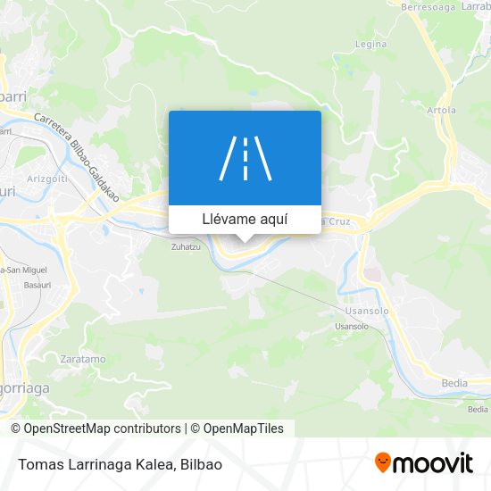 Mapa Tomas Larrinaga Kalea