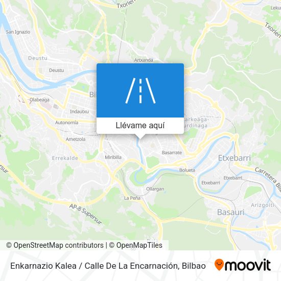 Mapa Enkarnazio Kalea / Calle De La Encarnación