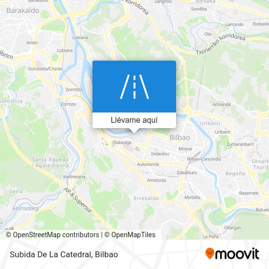 Mapa Subida De La Catedral