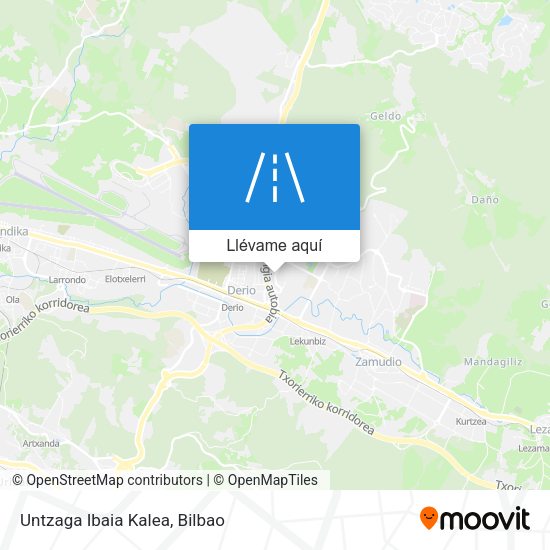 Mapa Untzaga Ibaia Kalea