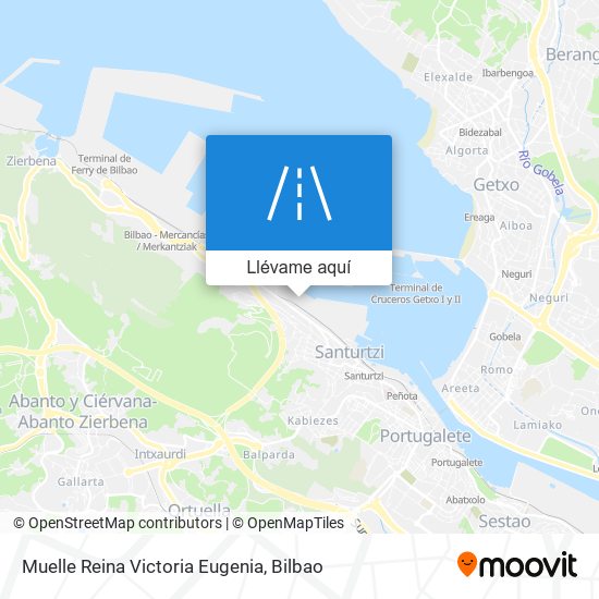 Mapa Muelle Reina Victoria Eugenia