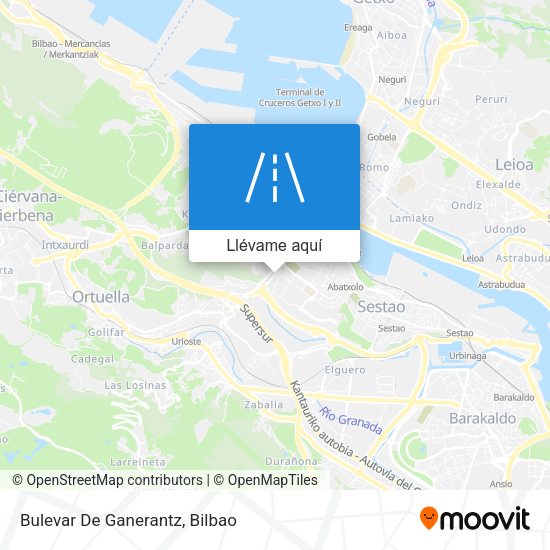 Mapa Bulevar De Ganerantz