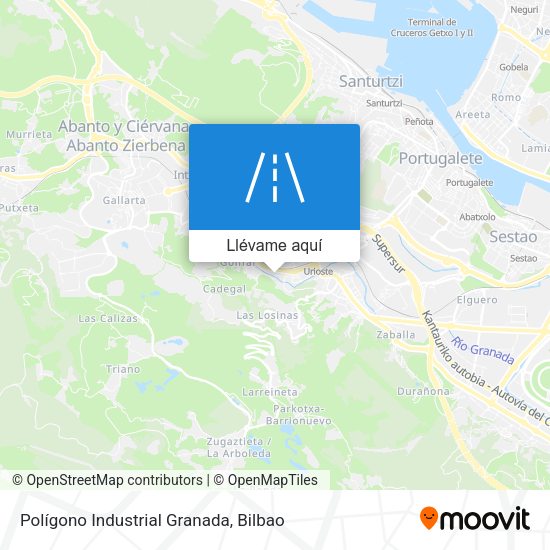 Mapa Polígono Industrial Granada