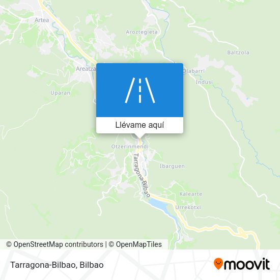 Mapa Tarragona-Bilbao