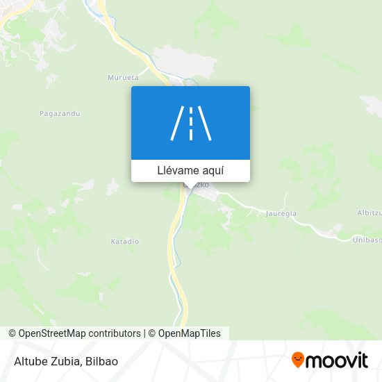 Mapa Altube Zubia